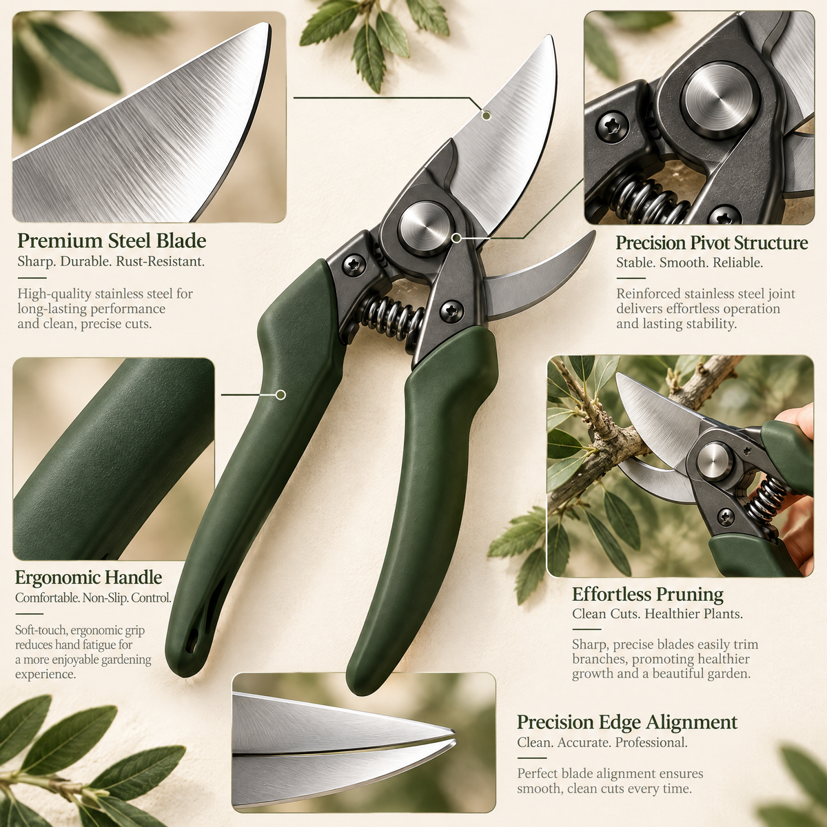 Orvenlith™ Professional Garden Pruning Shears