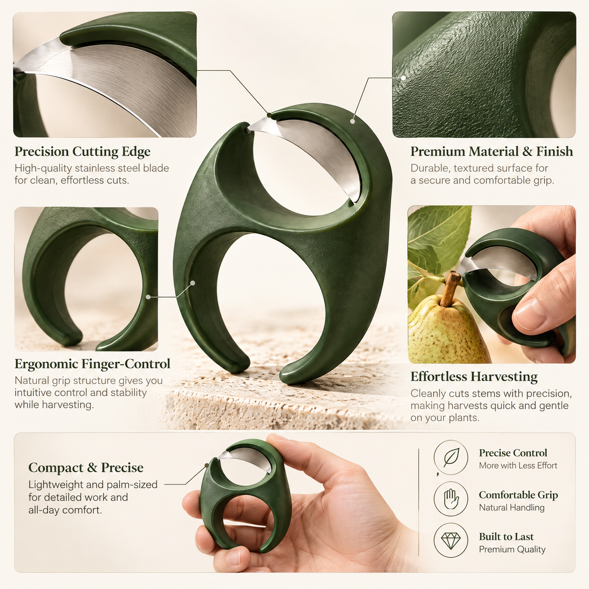 Orvenlith™ Ring Fruit & Vegetable Peeler