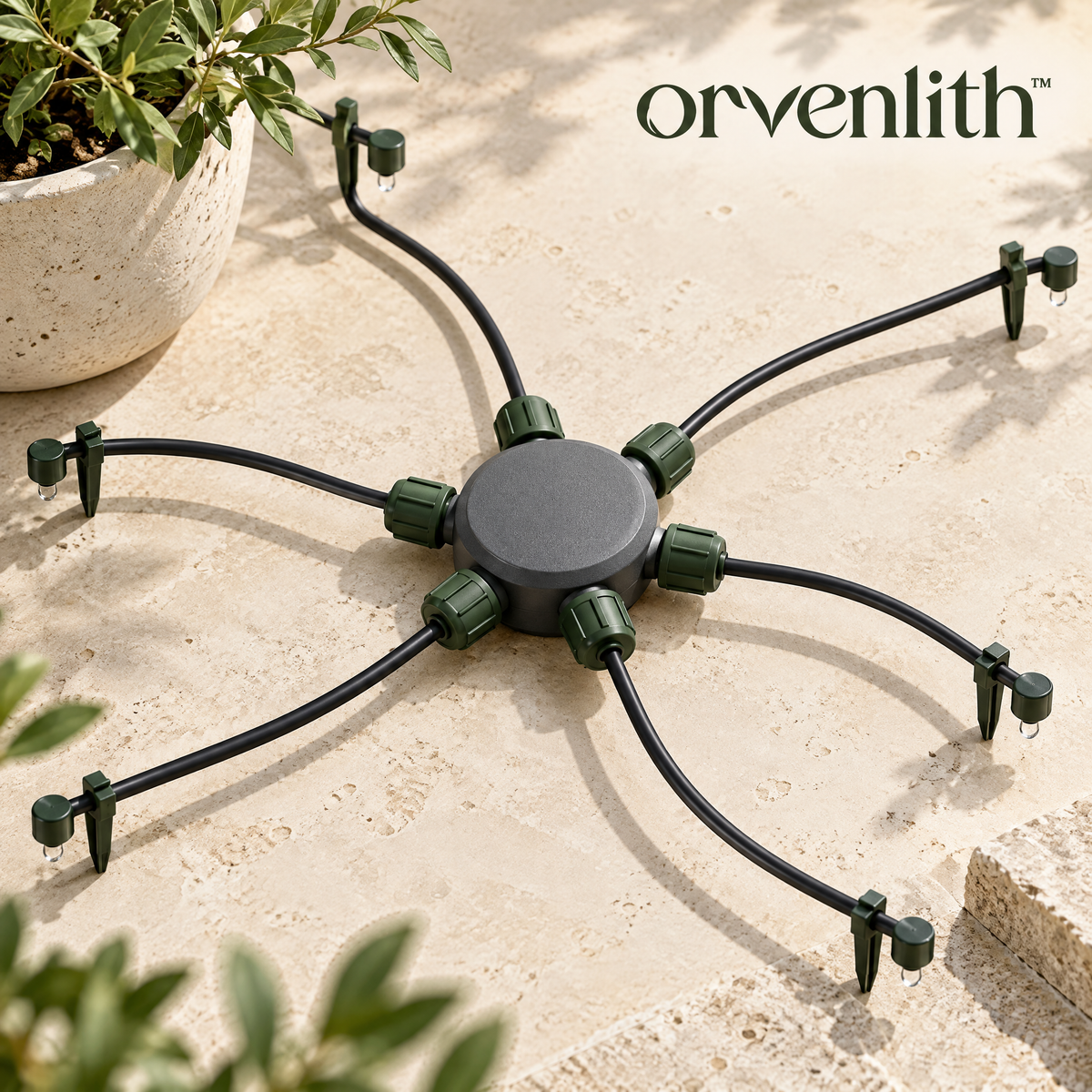 Orvenlith™ Multi-Outlet Garden Drip Irrigation System — product image 1