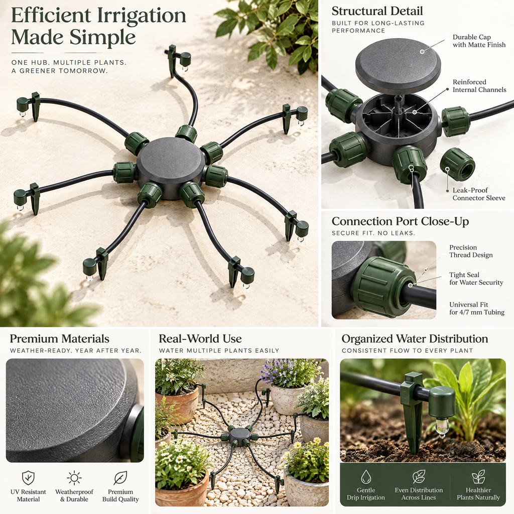 Orvenlith™ Multi-Outlet Garden Drip Irrigation System