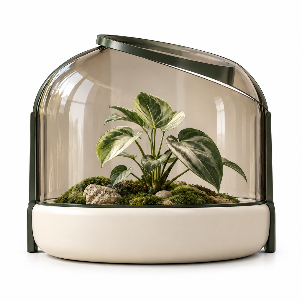 Orvenlith™ Modern Glass Plant Terrarium