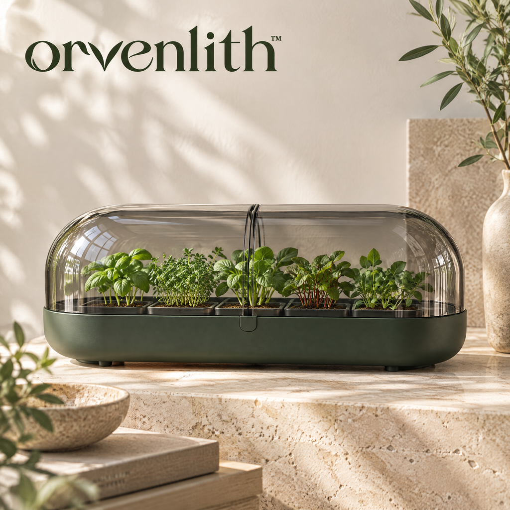 Orvenlith™ Tabletop Seed Starter Greenhouse