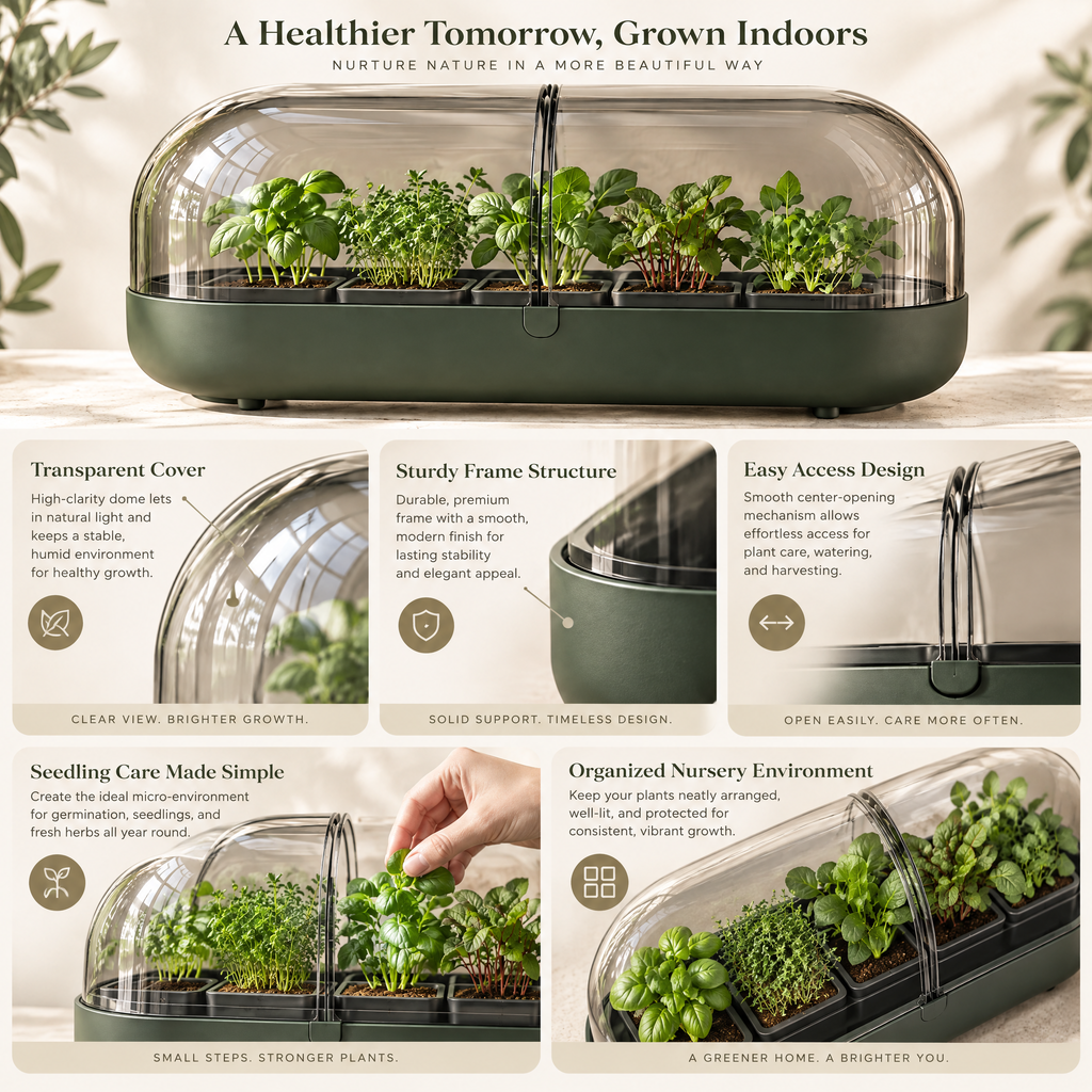 Orvenlith™ Tabletop Seed Starter Greenhouse