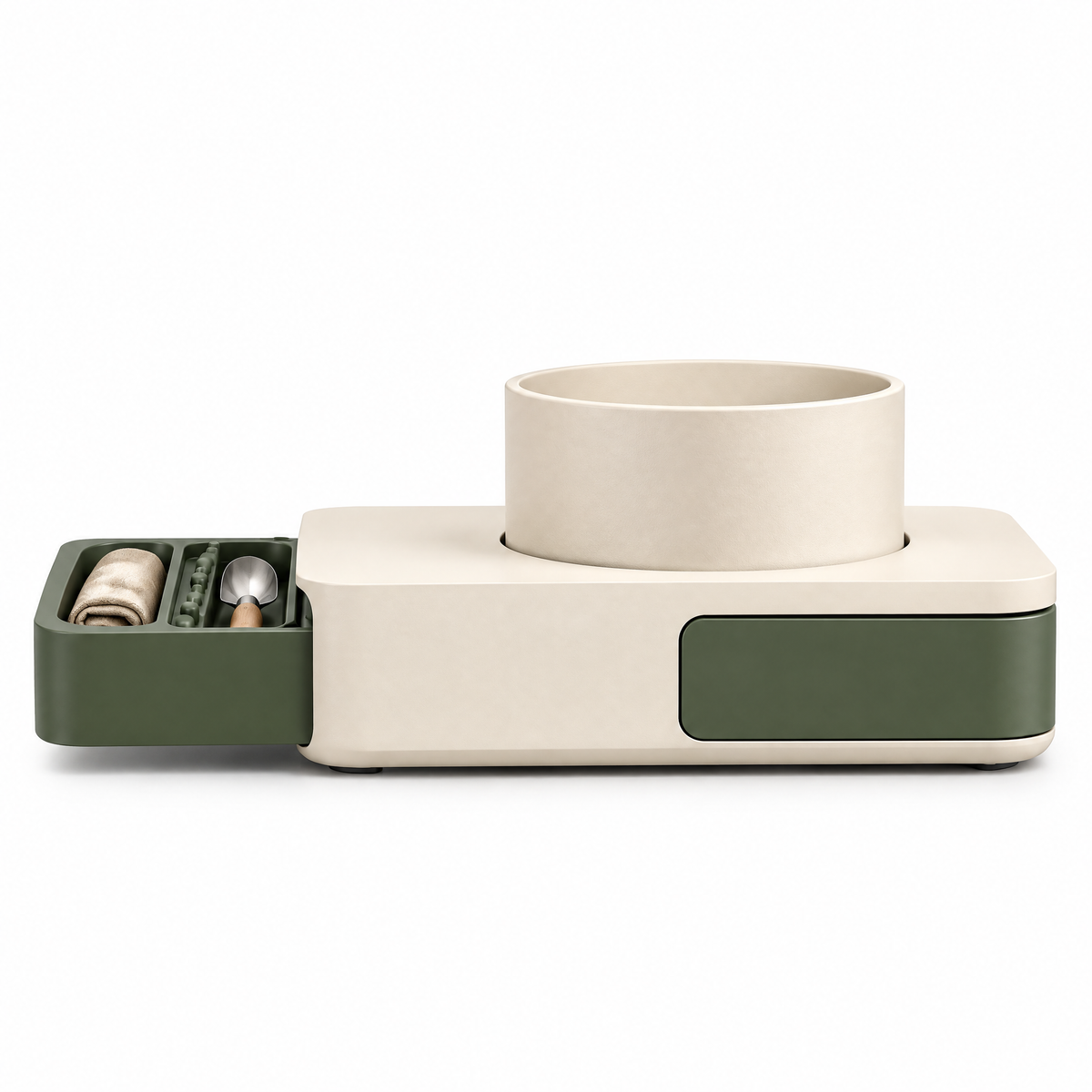 Orvenlith™ Planter Stand with Storage Drawer