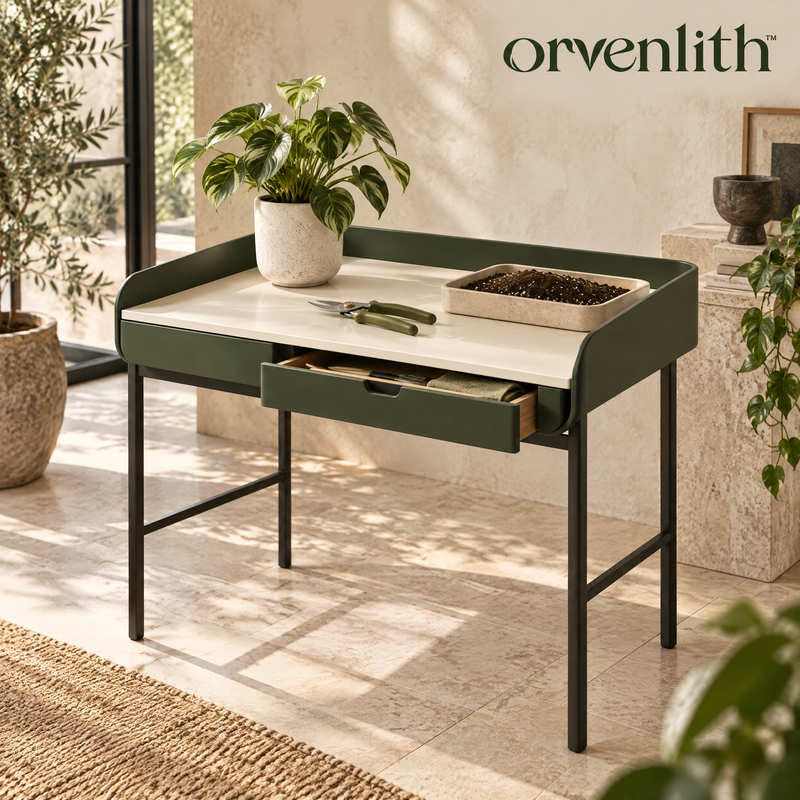Orvenlith™ Indoor Potting Bench with Drawer